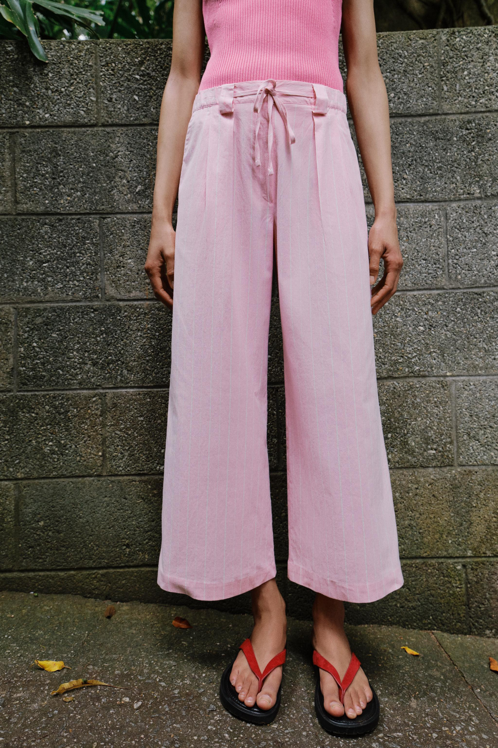 JUPE-CULOTTE À RAYURES | Zara US