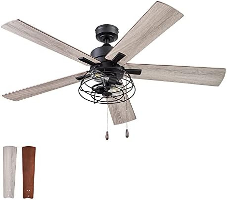 Prominence Home 51457-01 Marshall Ceiling Fan, 52, Matte Black | Amazon (US)