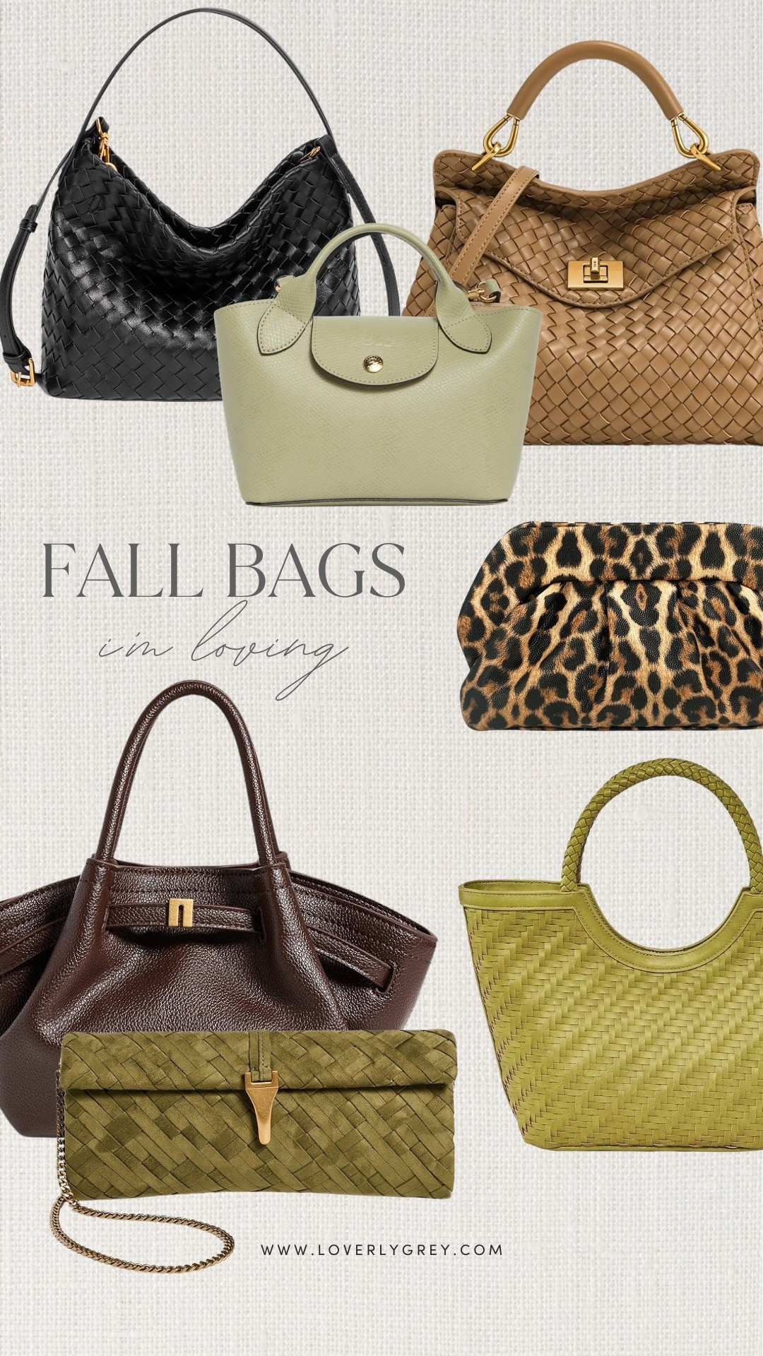 I’m officially in my fall handbag era, and these are SO good. Woven textures, rich chocolate brown, olive green and a little leopard make these bags feel perfect for the season. I love how an affordable fall bag can instantly make even the simplest jeans-and-sweater outfit feel more pulled together.

#LTKSeasonal #LTKWorkwear