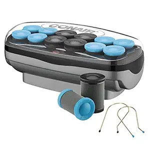 Conair Ceramic 1 1/2-inch and 1 3/4-inch Hot Rollers, Wire Pins Included, Create Big Curls and Vo... | Amazon (US)