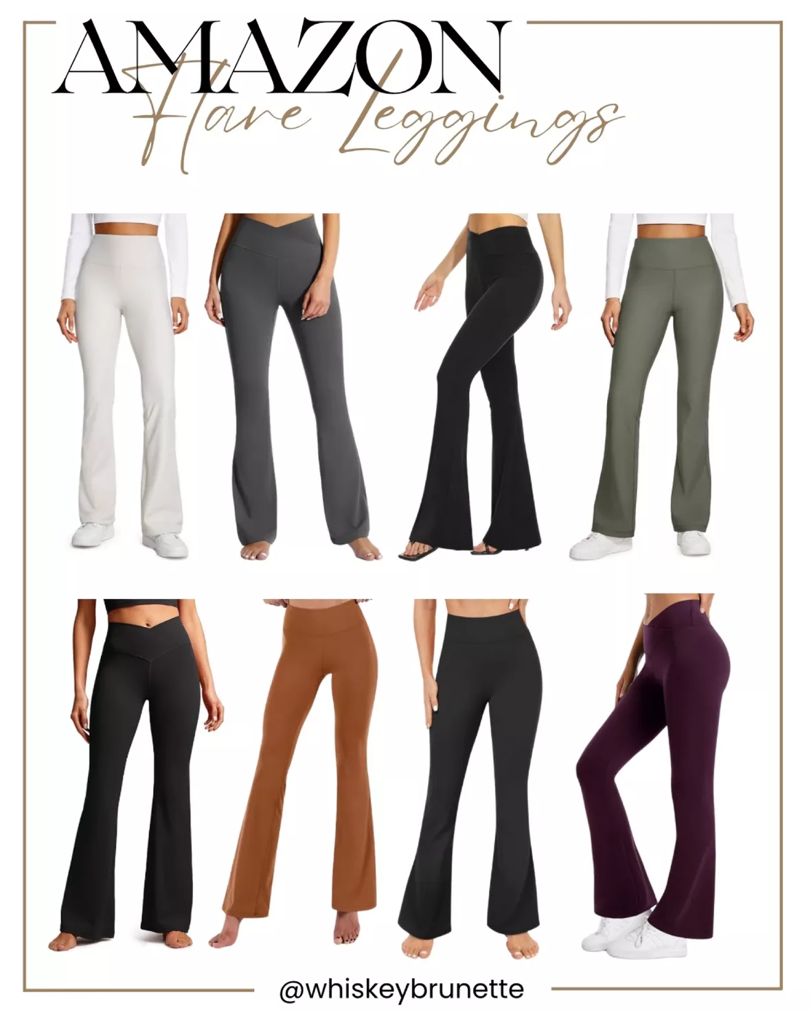 SUNYAA Crossover Flare Leggings … curated on LTK