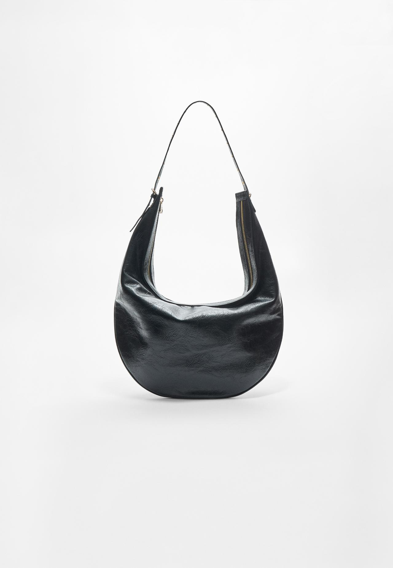 Half moon bag with detailed strap | Stradivarius (UK)