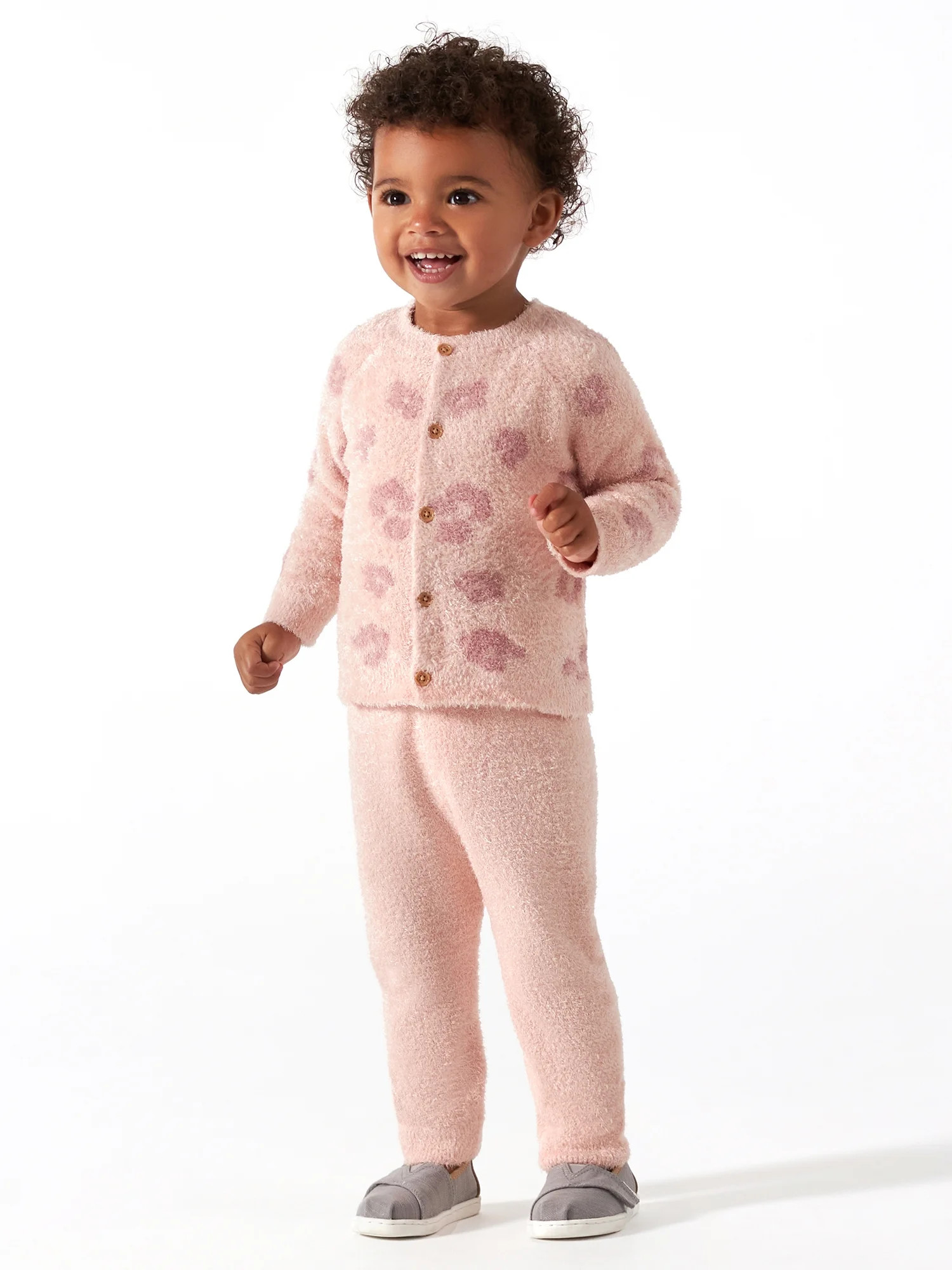 Modern Moments by Gerber Baby Boy or Girl Gender Neutral Long Sleeve Cozy Cardigan Sweater & Pant... | Walmart (US)