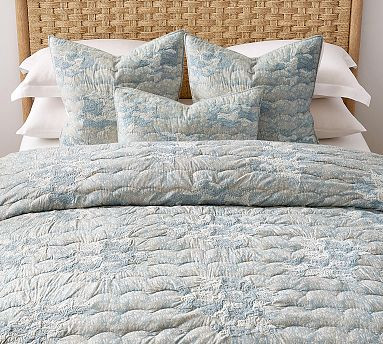 Coral Reef Embroidered Quilt | Pottery Barn (US)