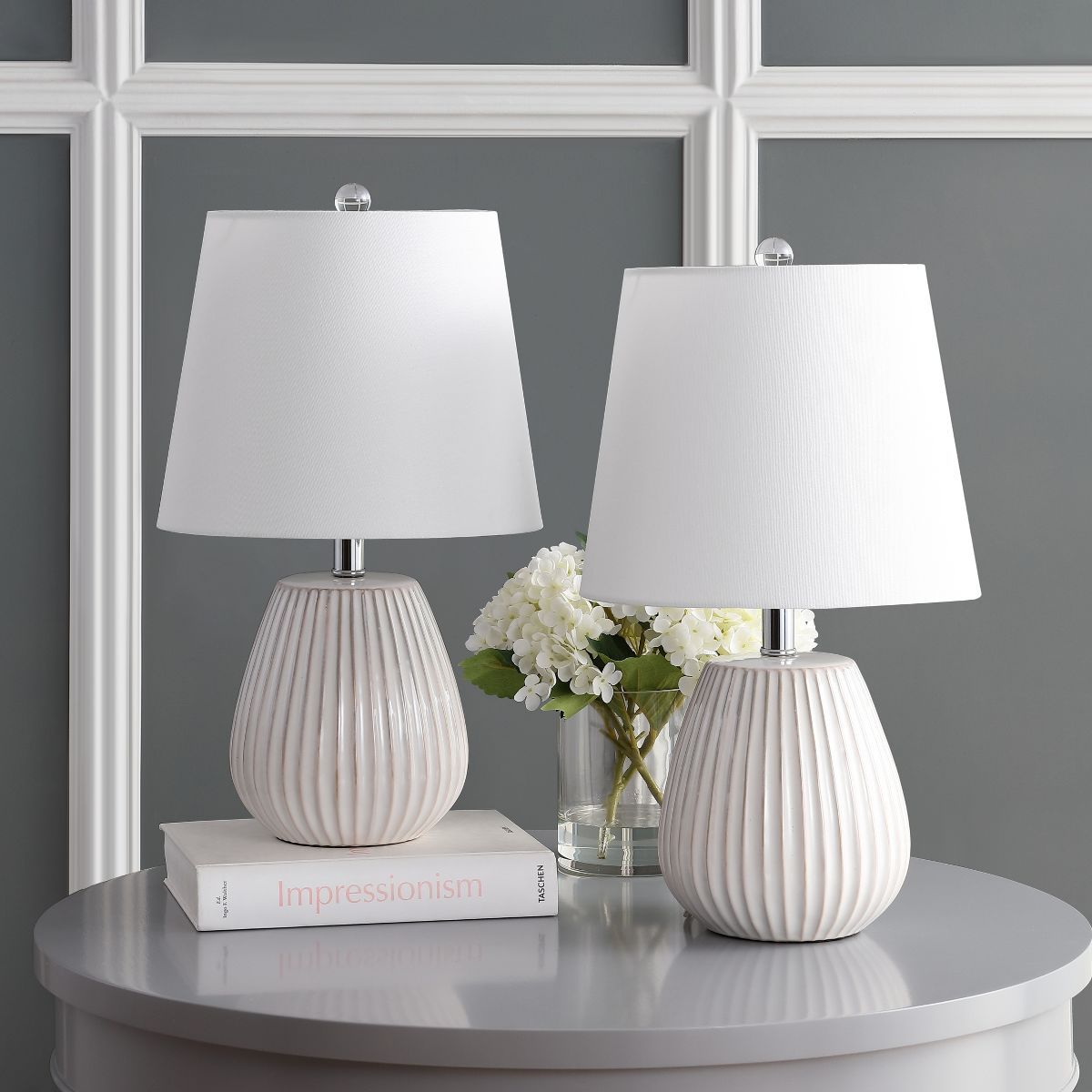 Kole Table Lamp (Set of 2) - White - Safavieh. | Target