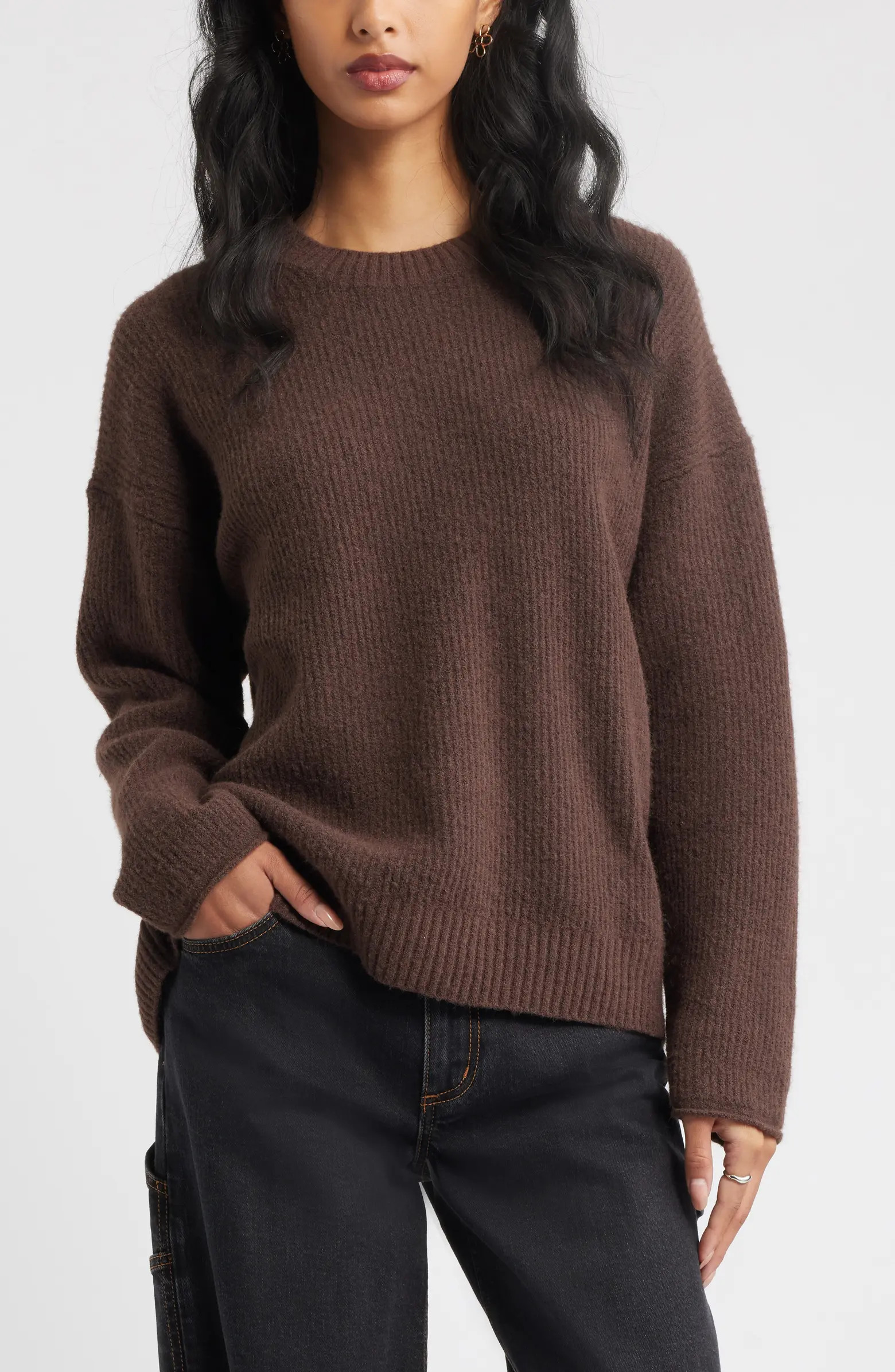 Fuzzy Oversize Sweater | Nordstrom
