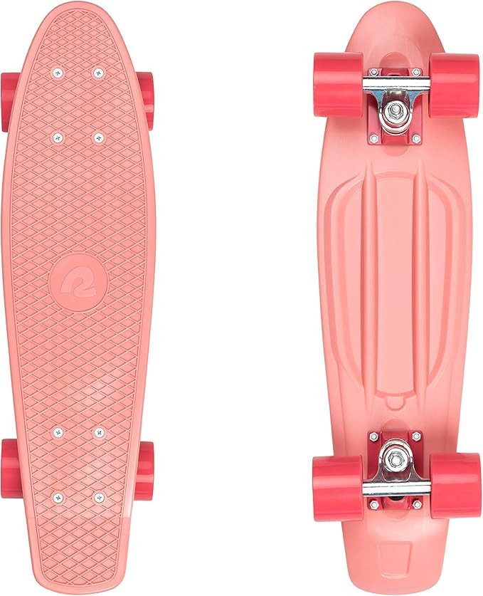 Retrospec Quip Mini Cruiser Skateboard 22.5" and 27" Classic Retro Plastic Cruiser Complete Skate... | Amazon (US)