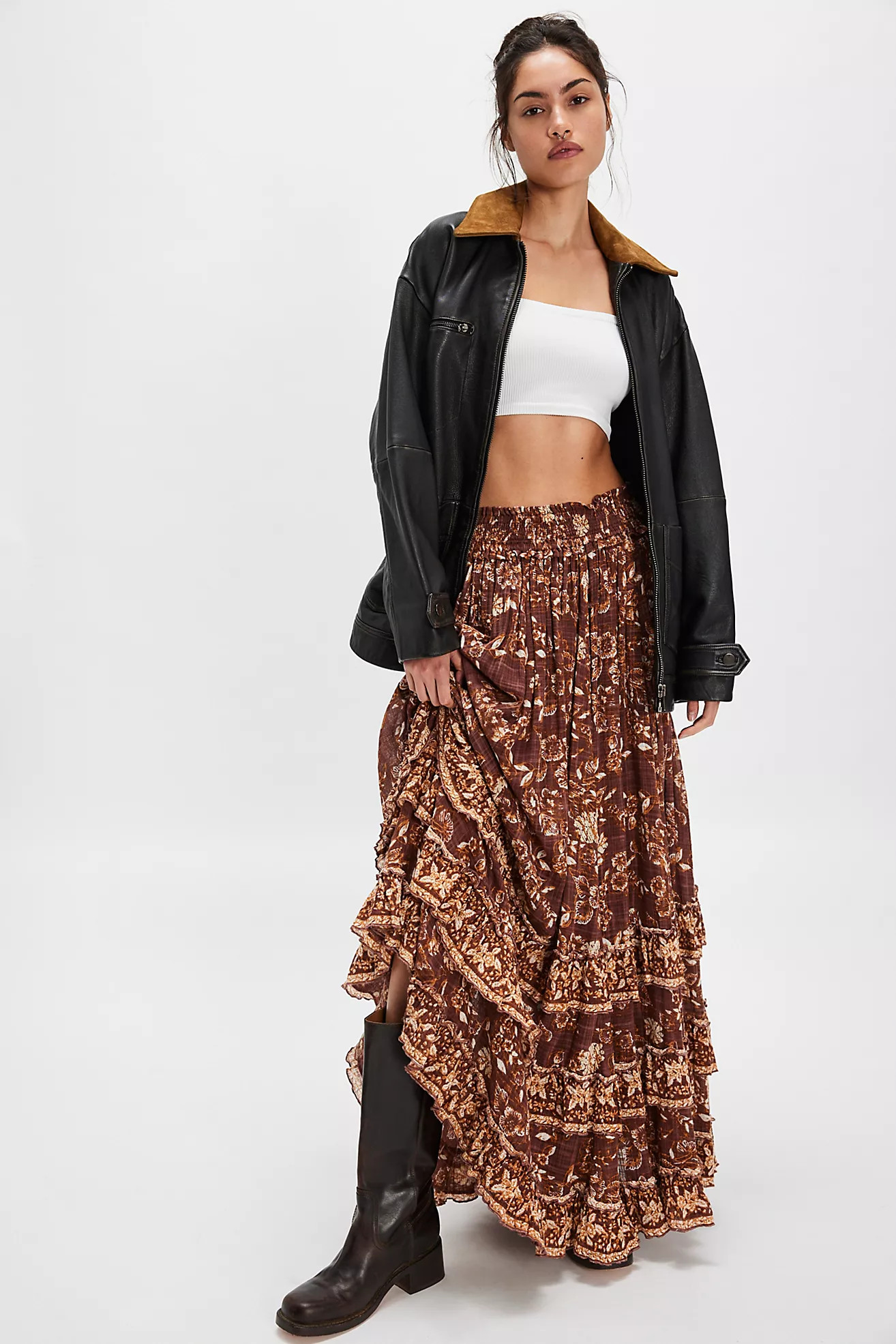 FP One Brynn Printed Maxi Skirt | Free People (Global - UK&FR Excluded)