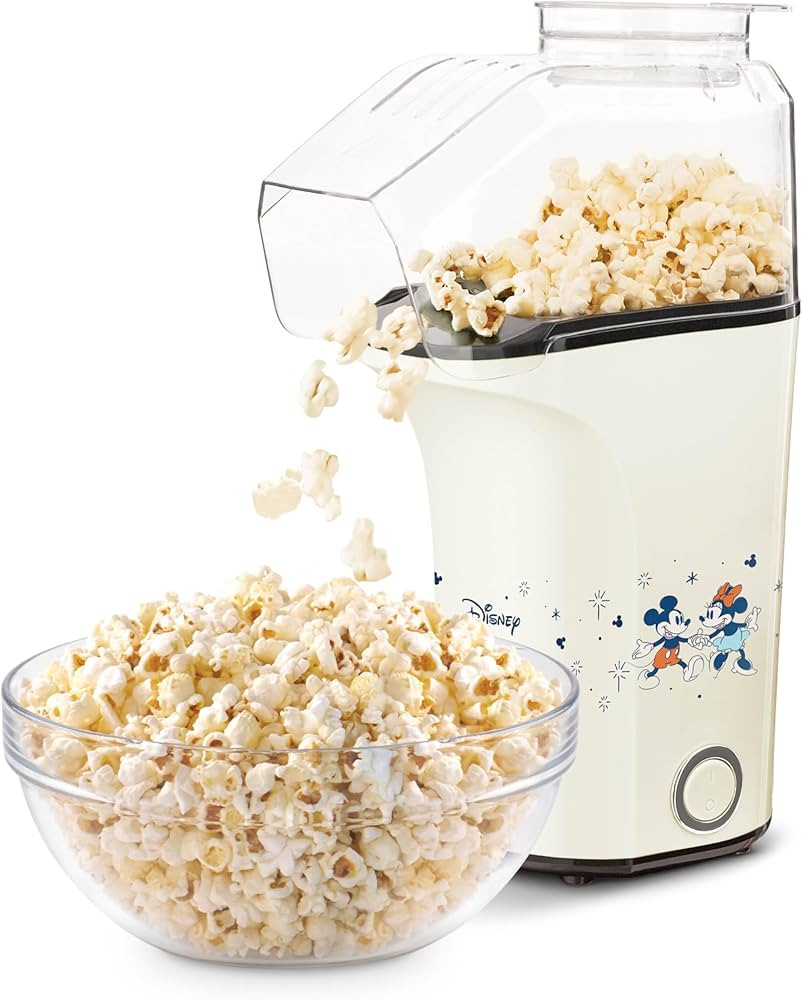 Disney Dash Fresh Pop Popcorn Maker - Oil-Free, Air Popcorn Popper - With Measuring Cup & Recipe ... | Amazon (US)