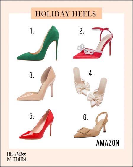 Sharing some of my favorite heels for the holidays from amazon, amazon shoe finds for the holidays 

#LTKstyletip #LTKshoecrush #LTKHoliday