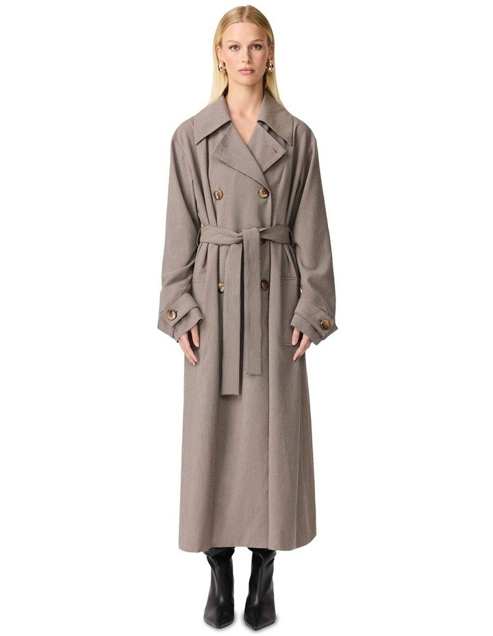 Curaae by Elliatt London Trench Coat in Walnut XS | Myer
