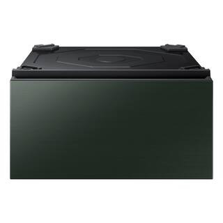 Samsung Bespoke 27 in. Laundry Pedestal in Forest Green with Storage Drawer WE502NG - The Home De... | The Home Depot