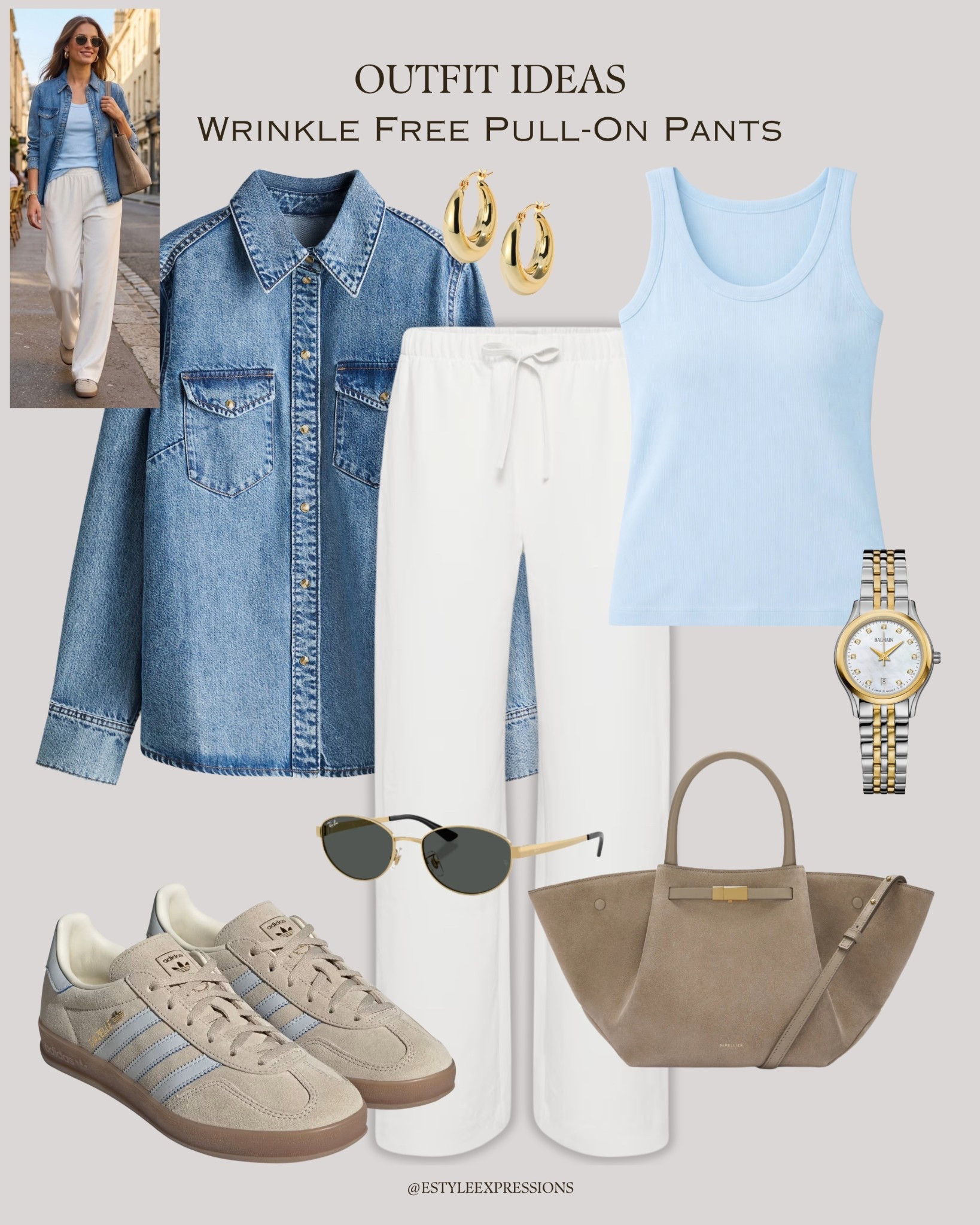 Outfits with Wrinkle-Free Crepe Pull-On Pants✨ Comfy, chic, and made to move, these trousers are perfect for the office, travel, and everything in between.🌸☀️ Easy to maintain and available in 16 versatile shades—from neutrals to seasonal must-haves.💫 

#LTKMothersDay #LTKootd #LTKWorkwear