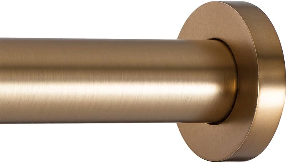 Ivilon Shower Tension Curtain Rod - Adjustable Spring Tension Rod for Shower Curtains, Bathroom, ... | Amazon (US)