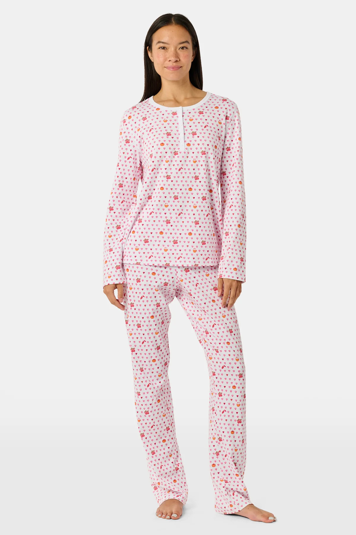 Autumn Hearts Pajamas | Roller Rabbit