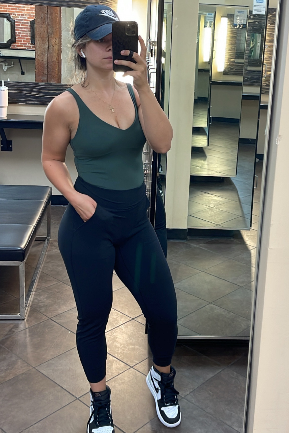 Catch me in some form of lululemon at least daily 🫠 #lululemon #align #bodysuit #alignjogger #green #jordan1 

#LTKshoecrush #LTKunder50 #LTKfit