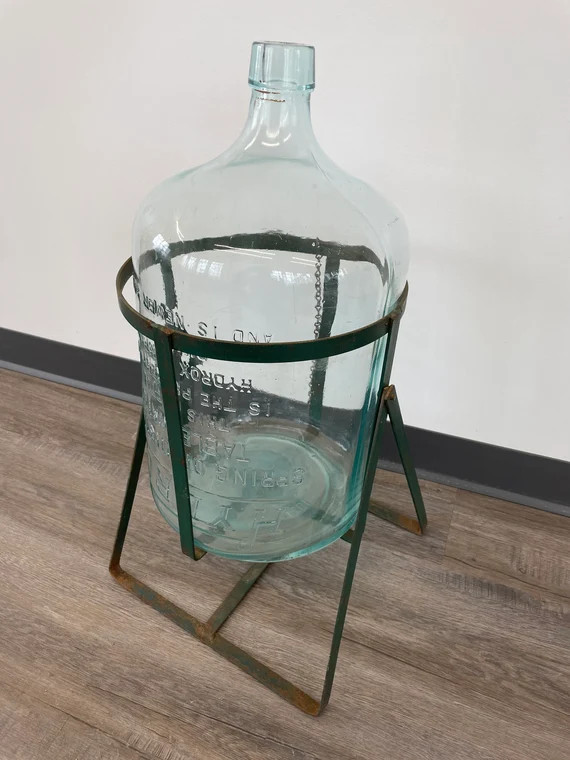 Local Pickup Only - Vintage Hyrdox Glass 5 Gallon Jar with Tilting Stand | Etsy (US)