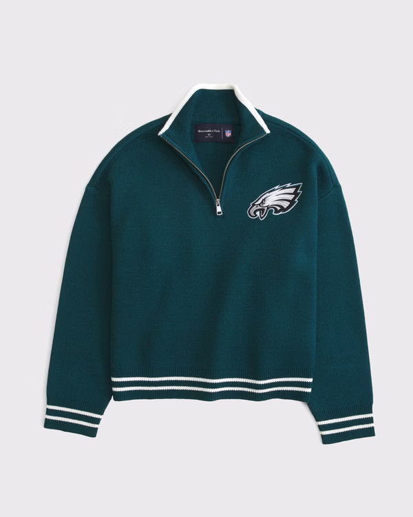 Philadelphia Eagles LuxeLoft Half-Zip | Abercrombie & Fitch (US)