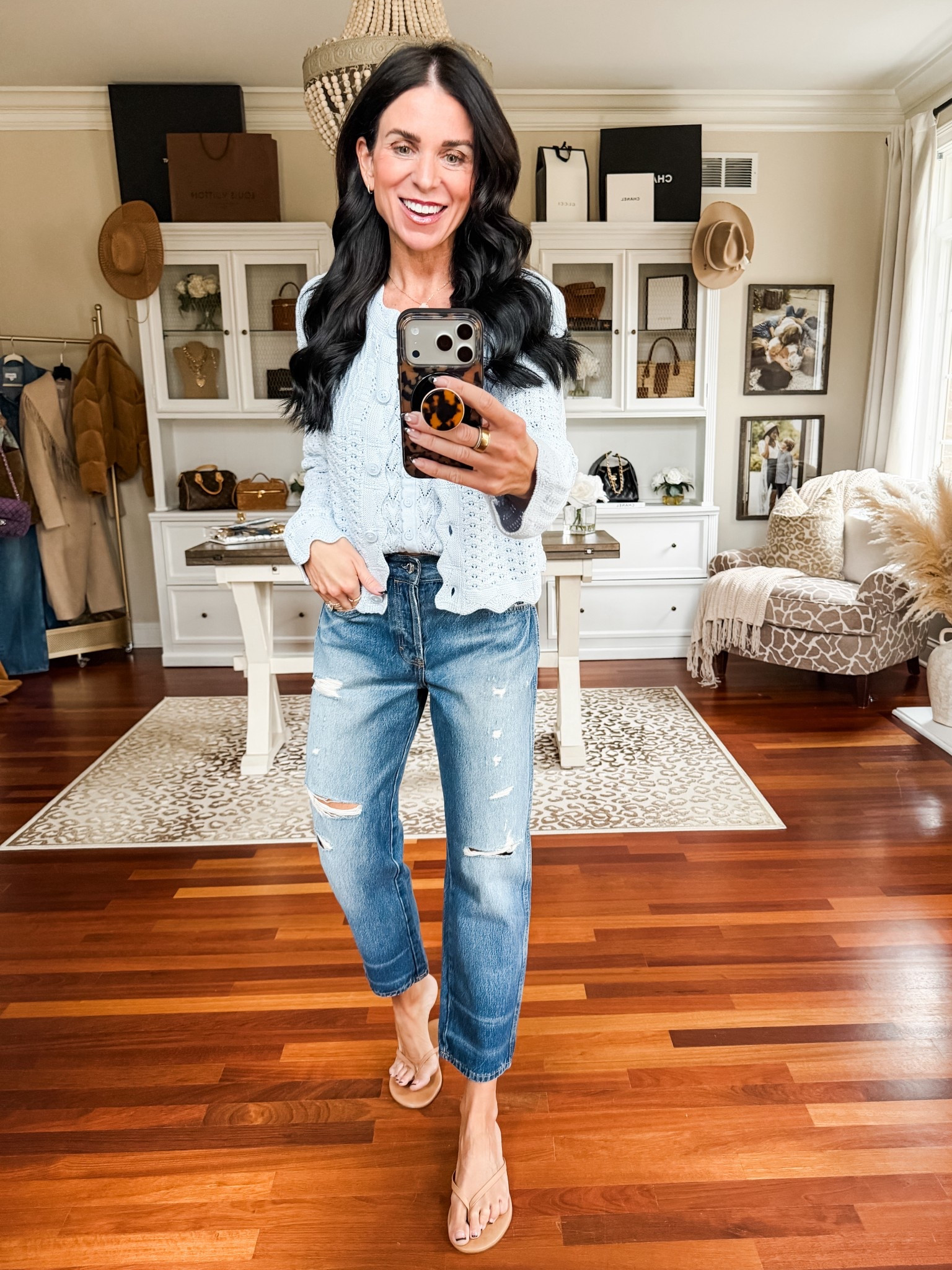 Love this cardigan sweater set 
Small in both and zero denim
@Target 

#LTKootd #LTKSaleAlert #LTKSeasonal