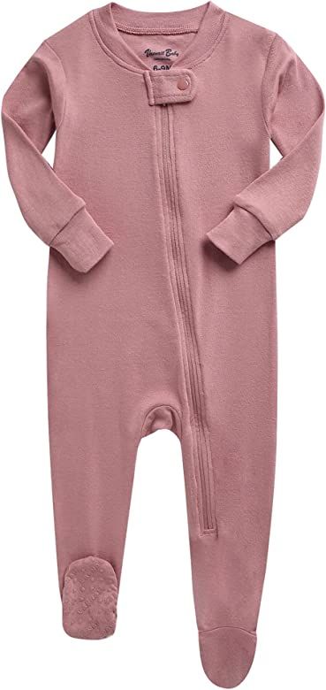VAENAIT BABY Preemie Infant Boys Girls Footie Pajama Footed Onepiece Solid Modal Sleep and Play Paja | Amazon (US)