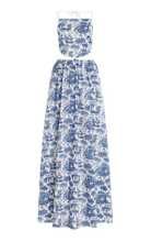Myla Cutout Printed Stretch-Cotton Maxi Dress | Moda Operandi (Global)