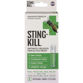 Sting-Kill Instant Pain and Itch Reliever Disposable Swabs | CVS Health