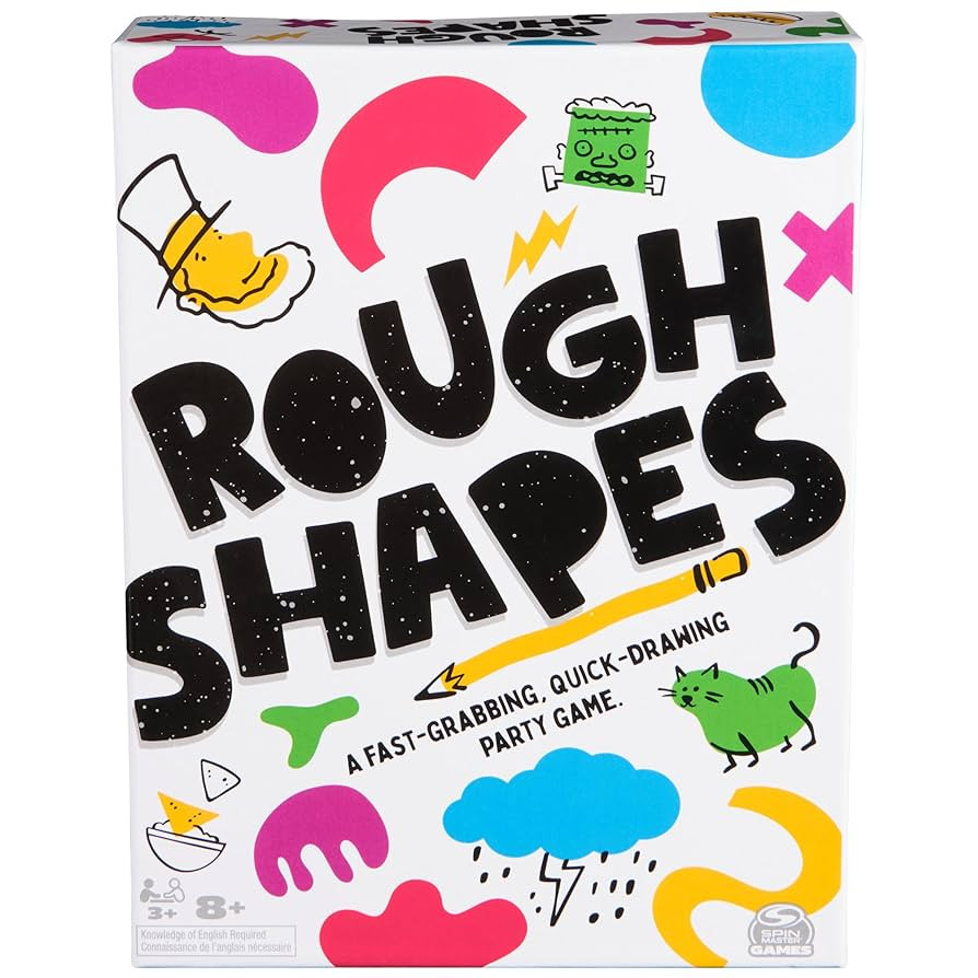 Spin Master Games, Rough Shapes, Quick-Drawing Game for Artists & Doodlers of All Levels with Hil... | Amazon (US)