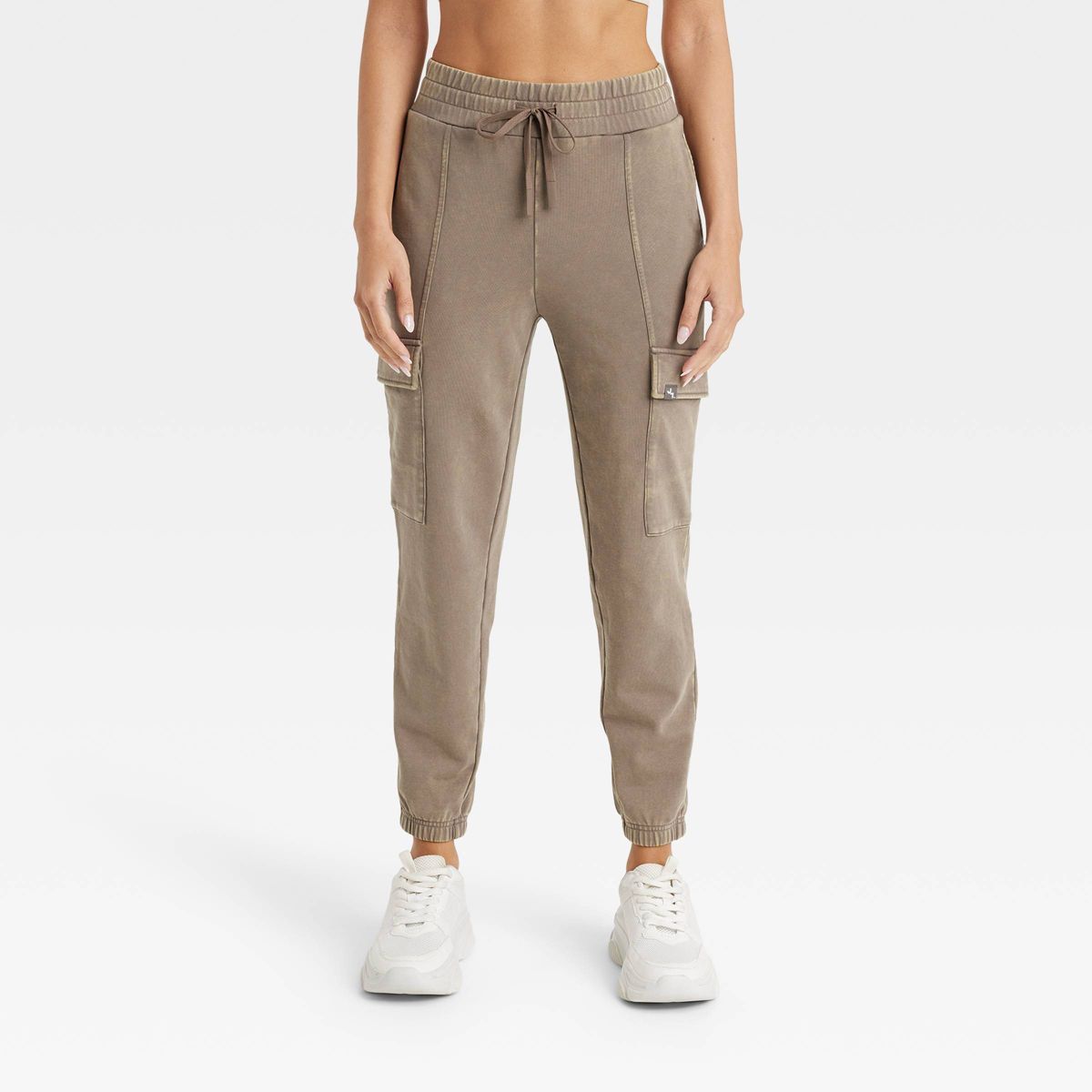 Women's French Terry Cargo Joggers - JoyLab™ | Target