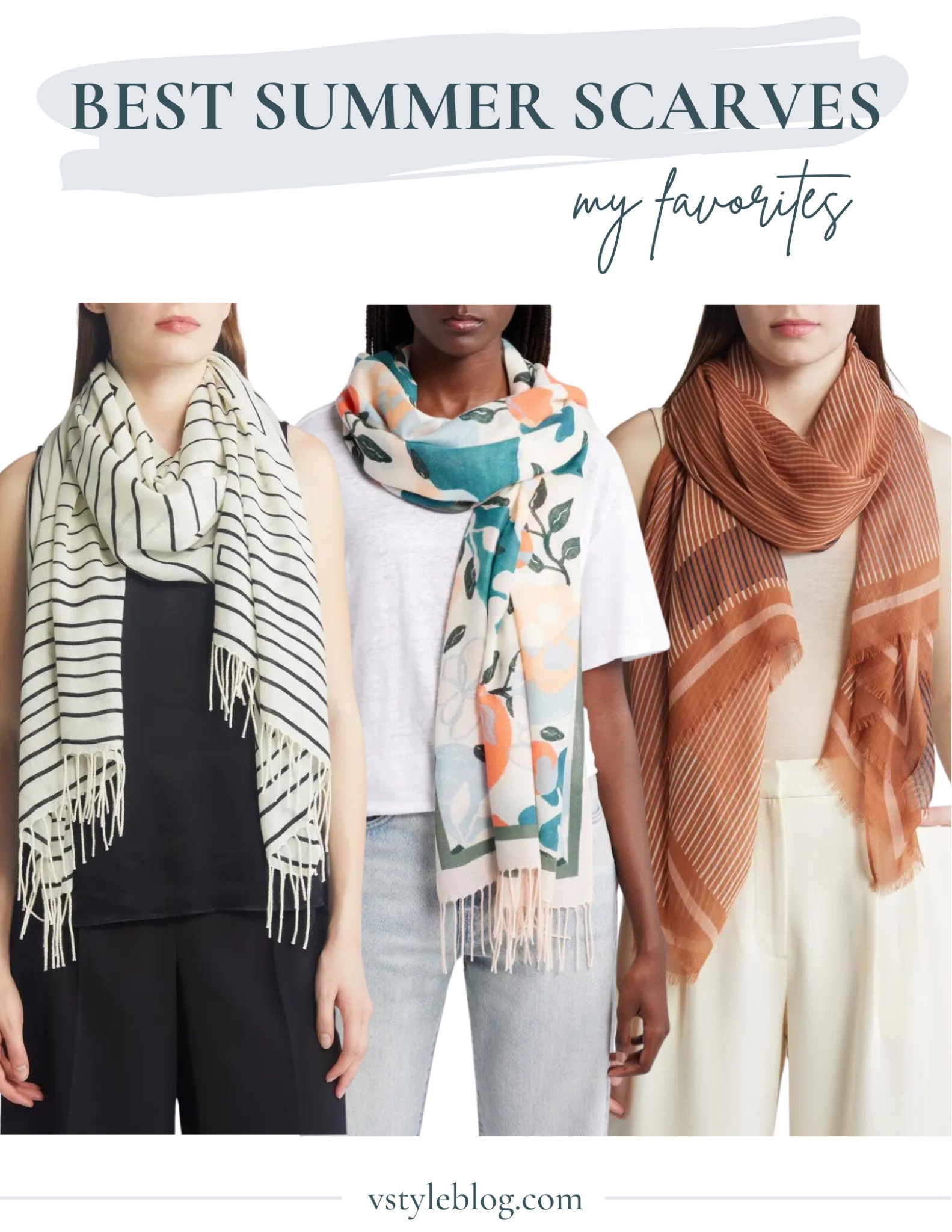 Best Summer Scarves, summer shawls: Nordstrom Tissue Print Wool & Cashmere Scarf and Nordstrom Print Modal & Silk Scarf

#LTKSeasonal #LTKStyleTip #LTKFindsUnder100