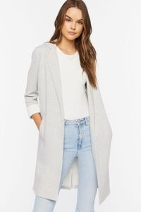Fleece Longline Blazer | Forever 21 (US)