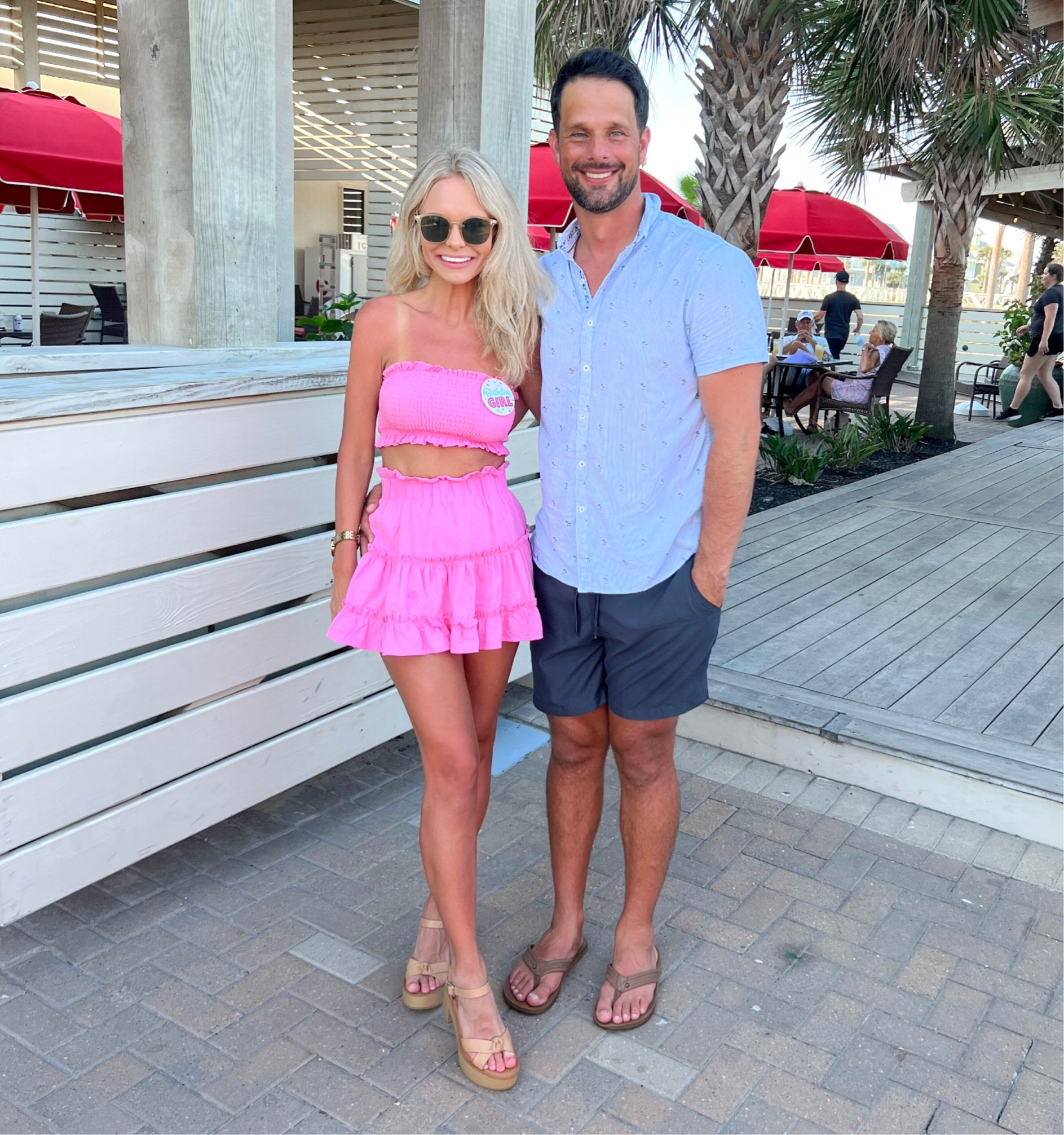 the perfect two piece pink outfit! Runs TTS and I’m wearing the XXS 


#LTKfamily #LTKxNSale #LTKtravel