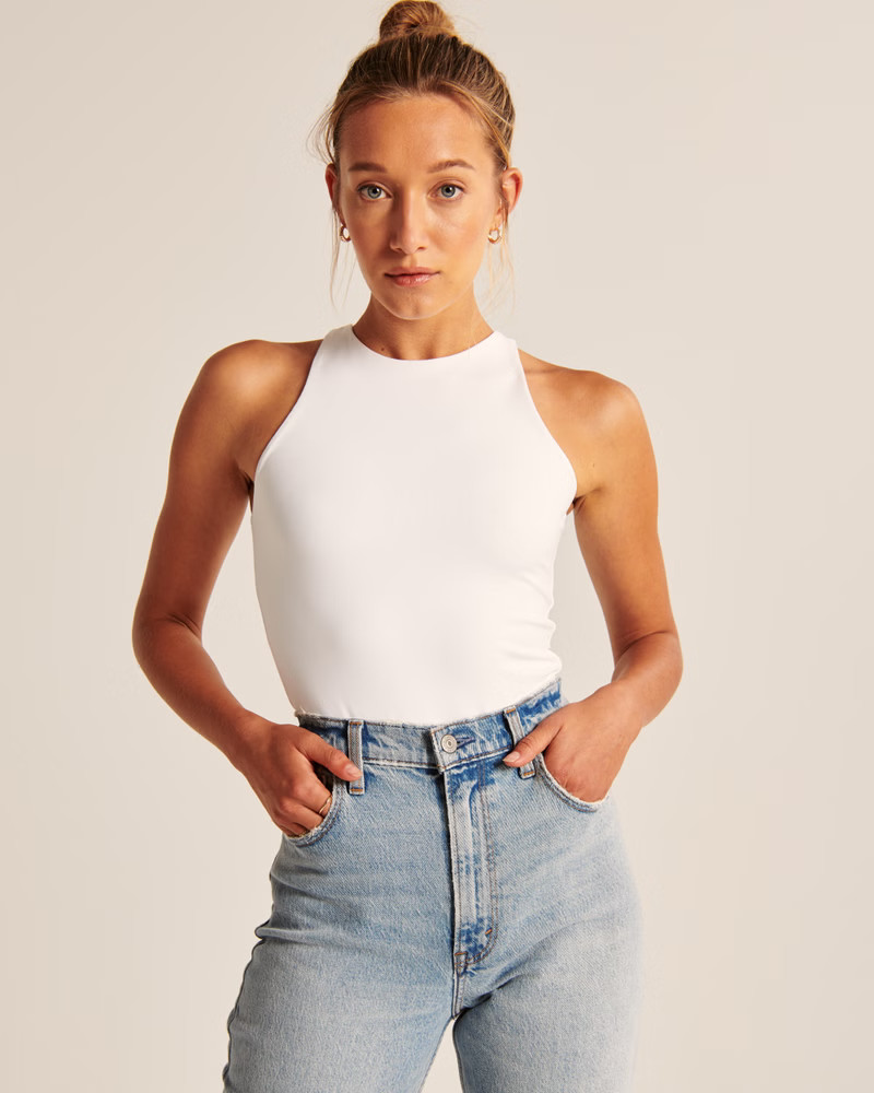 Double-Layered Seamless Fabric Scuba Bodysuit | Abercrombie & Fitch (US)