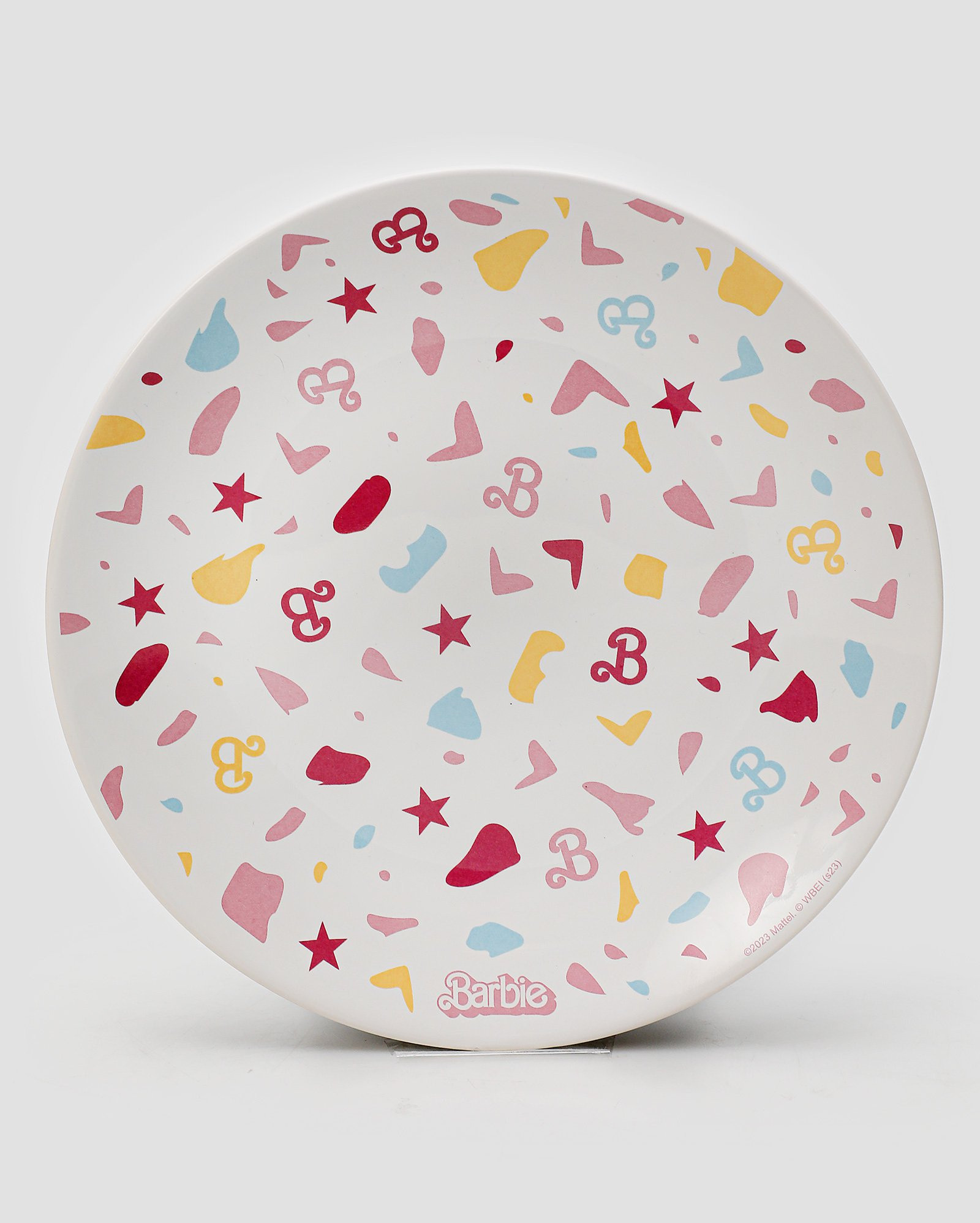 Prato de sobremesa Barbie The Movie branco | Casa Riachuelo | Riachuelo (BR)