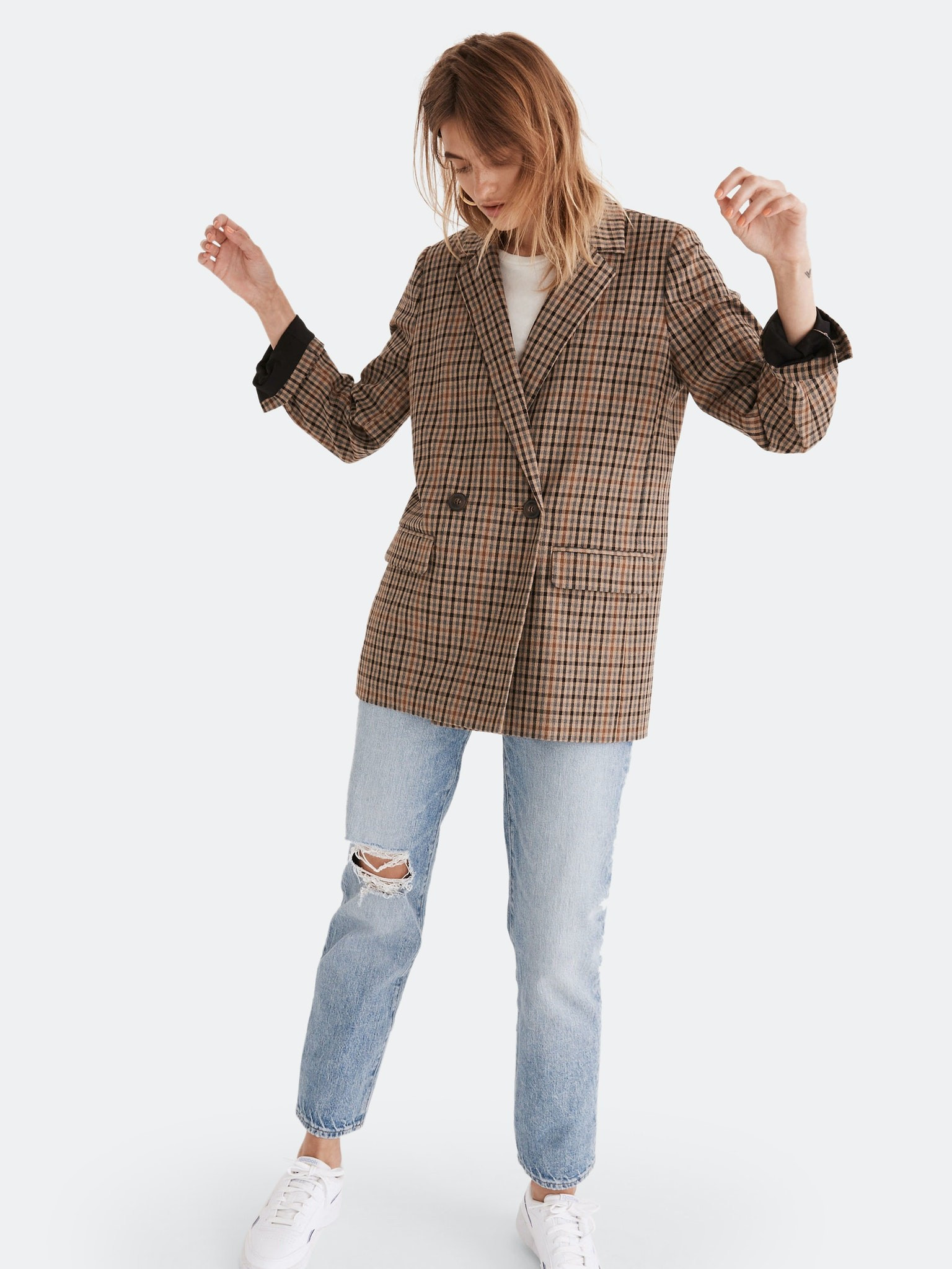 Chandler Double Breasted Blazer | Verishop