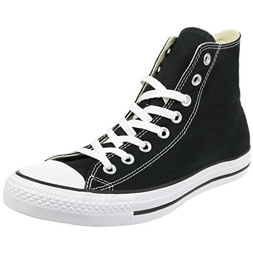 Converse Chuck Taylor All Star High Top Sneaker, Black (White Sole), Size 5.5 | Amazon (US)