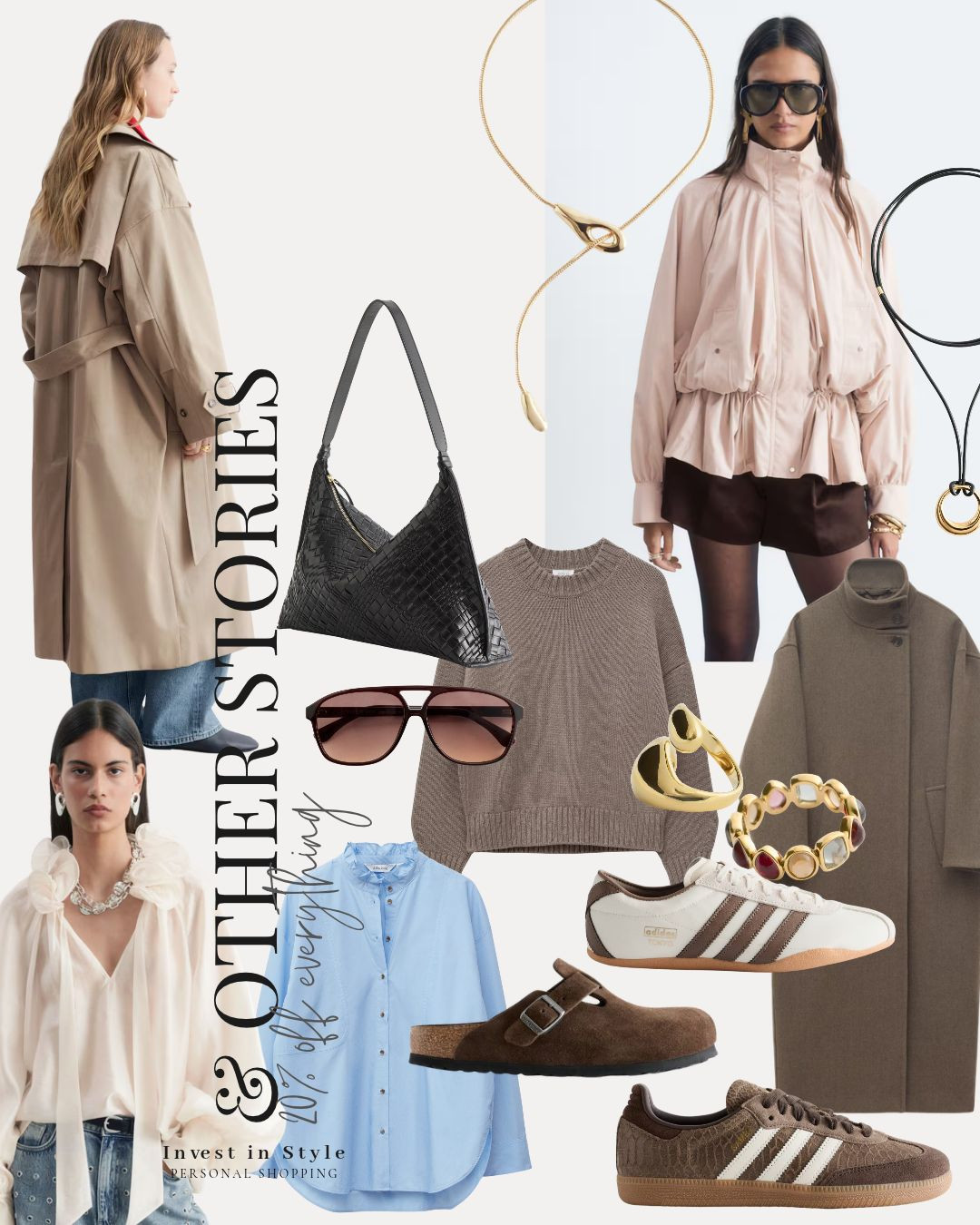 & other stories have 20% off this weekend .
do check out the footwear, trainers and birkenstocks that you rarely find discounted this time of year.
coats, knitwear and accessories 

 #LTKFashionMonth #LTKautumn #LTKsale