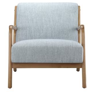Novak Light Blue Lounge Arm Chair | The Home Depot