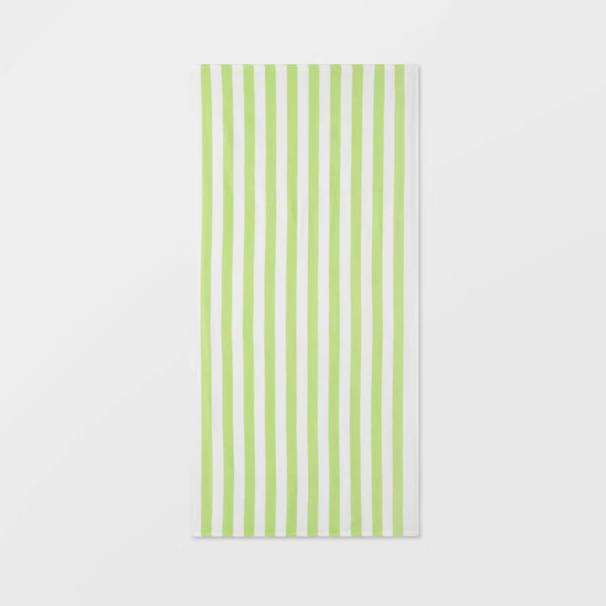 Striped Beach Towel Green/White - Sun Squad™ | Target