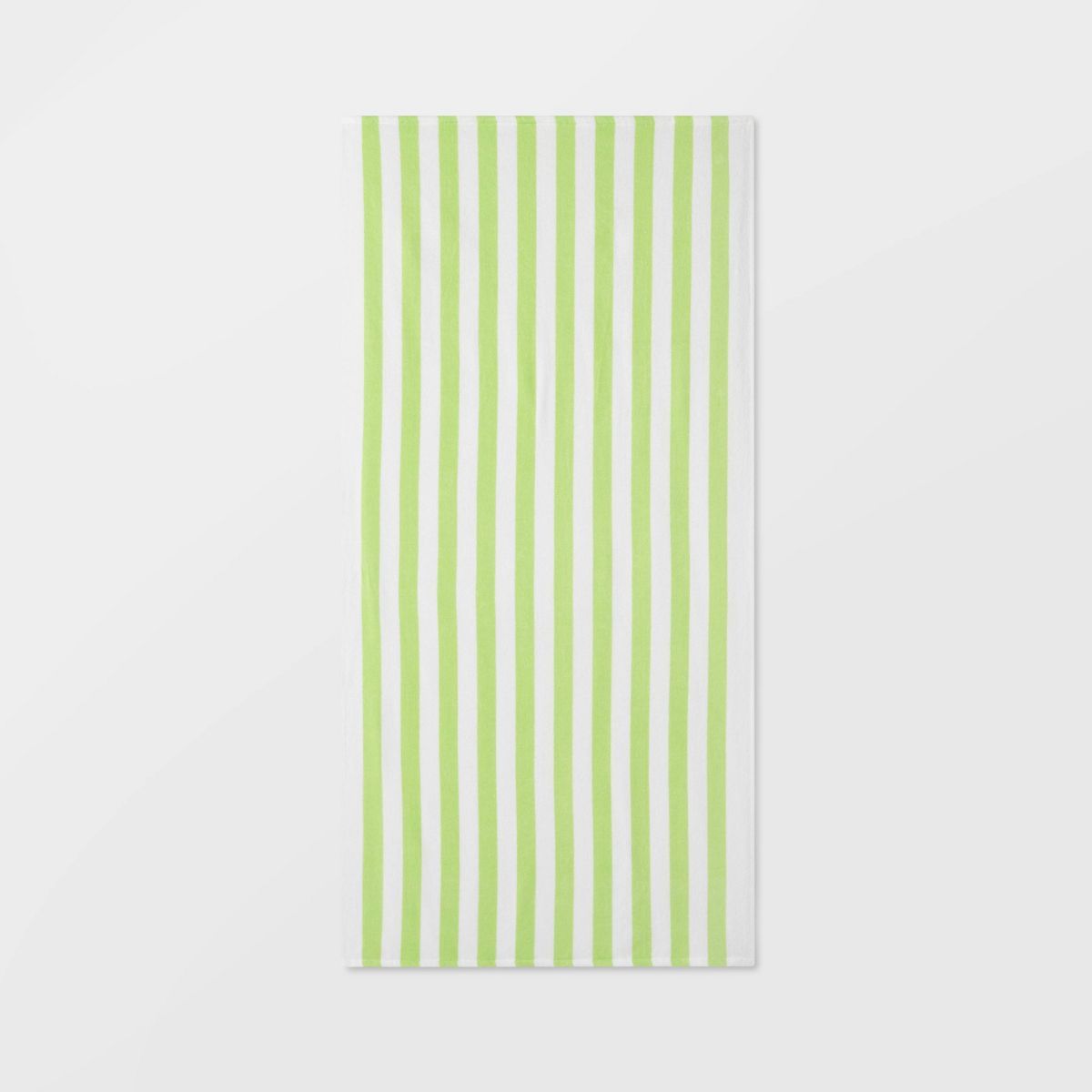 Striped Beach Towel Green/White - Sun Squad™ | Target