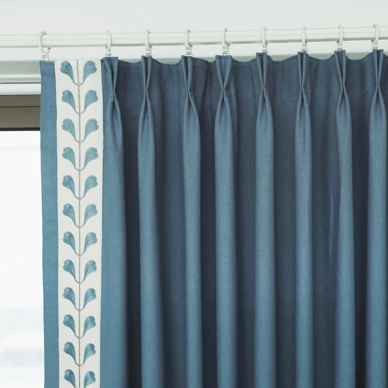 Cotton Blend Room Darkening Curtain Pair | Wayfair North America