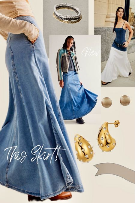 Omg This FreePeople Skirt! 
Denim Skirt
New Nordstrom and FreePeople
Amazon Jewelry

#LTKShoeCrush #LTKStyleTip #LTKItBag