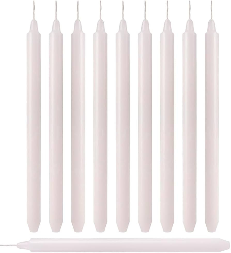 OSHADOW 1/2 Inch Taper Candle Thin 8" Lenght- 1/2 Inch Diameter - Skinny Taper Candles - Skinny C... | Amazon (US)