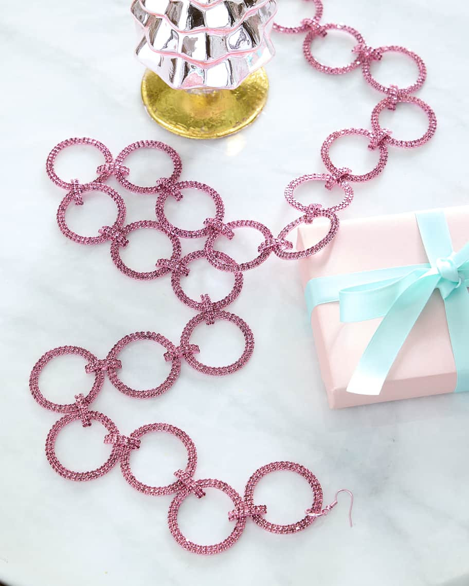 D. Stevens Crystal Circle Christmas Garland, 36" | Horchow