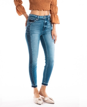Kancan High Rise Contrast Side Seam Ankle Skinny | Macys (US)