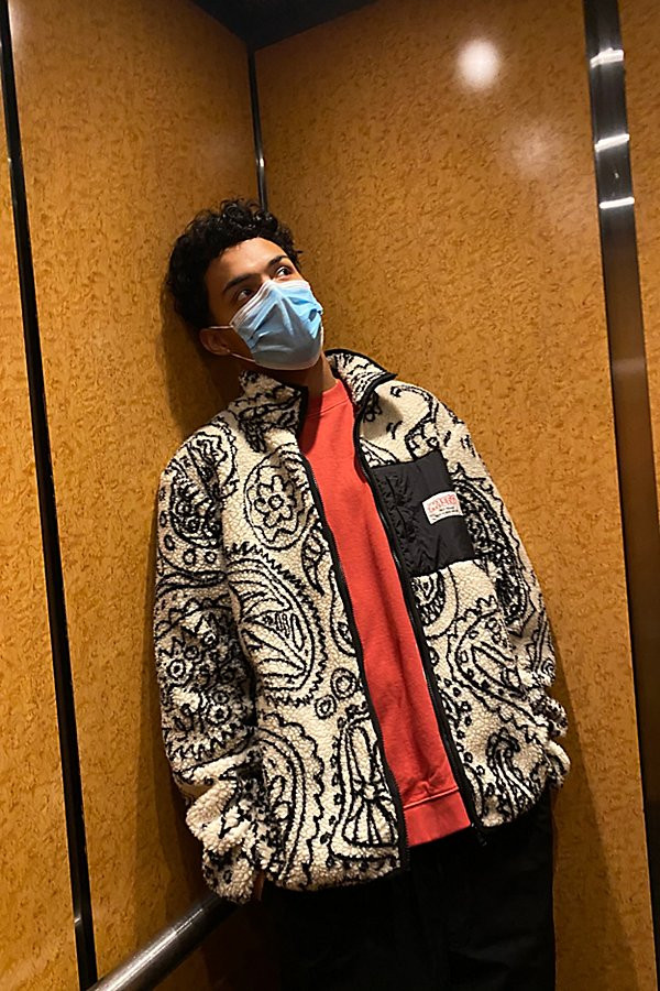 M/SF/T Paisley Sherpa Jacket | Urban Outfitters (US and RoW)