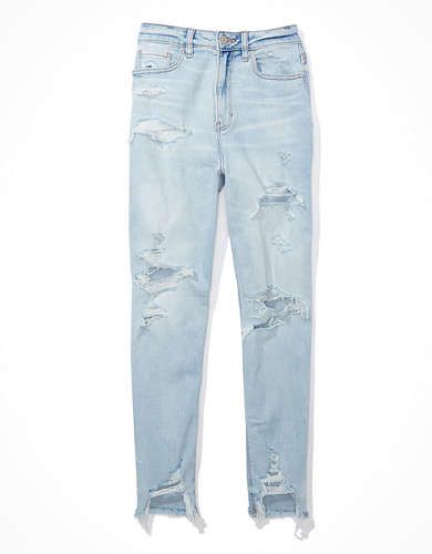 AE Highest Waist Stretch Mom Jean | American Eagle Outfitters (US & CA)
