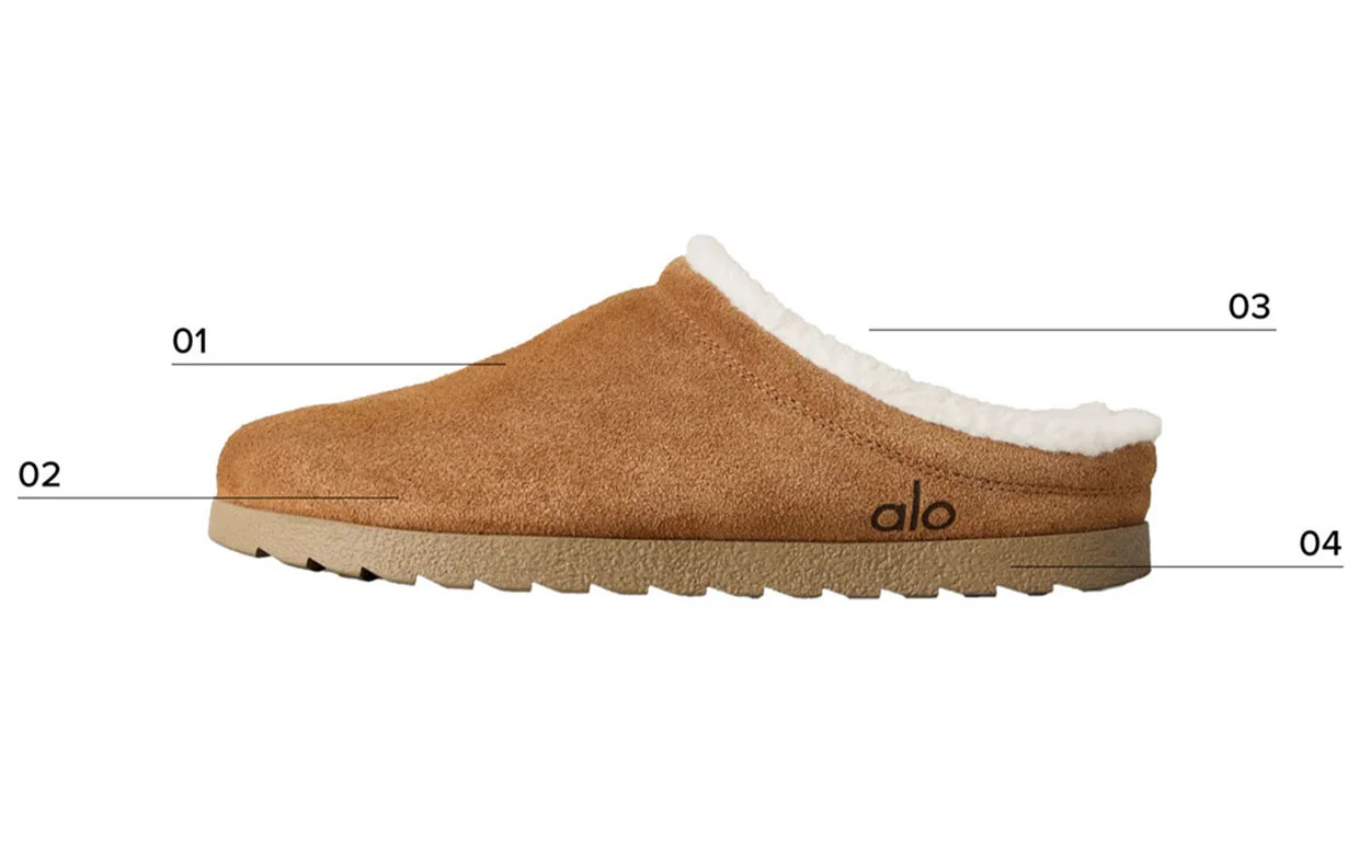 Recovery Slipper - Saddle/Ivory | Alo Yoga (US)
