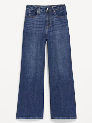 Extra High-Waisted Super Wide-Leg Jeans | Old Navy (US)