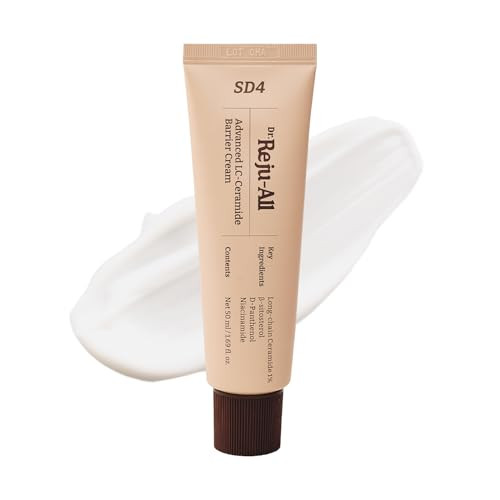 Dr. Reju-All Advanced LC-Ceramide Barrier Cream - Patented Long Chain Ceramide Deep Hydration - Lightweight Korean Face Moisturizer for Strengthening Skin Barrier - 1.69 Fl Oz | Amazon (US)