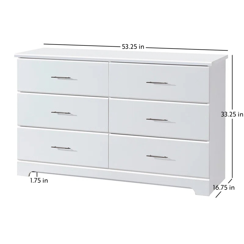 Brookside 6 Drawer Double Dresser | Wayfair North America